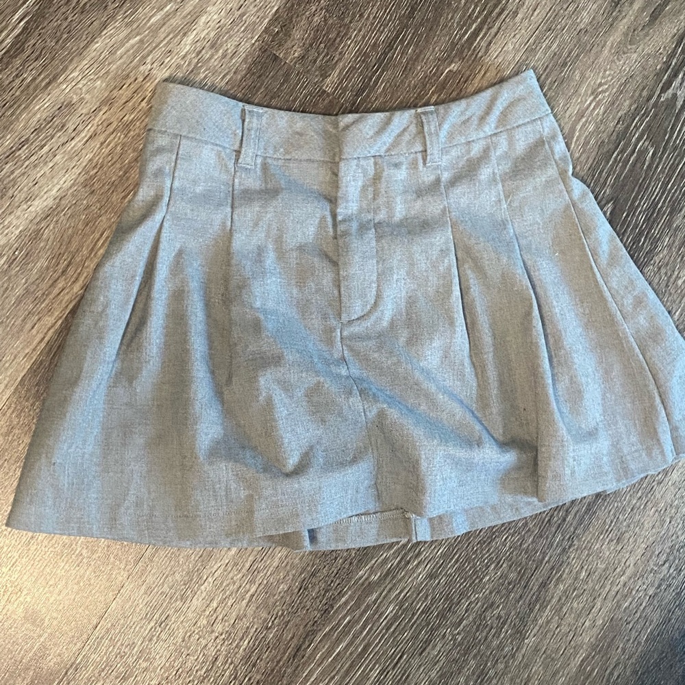 Pleated A line skirt